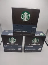 3x Starbucks Coffee Capsules Espresso Roast Dark Roast 10 Ea. Exp:07/14/2025 