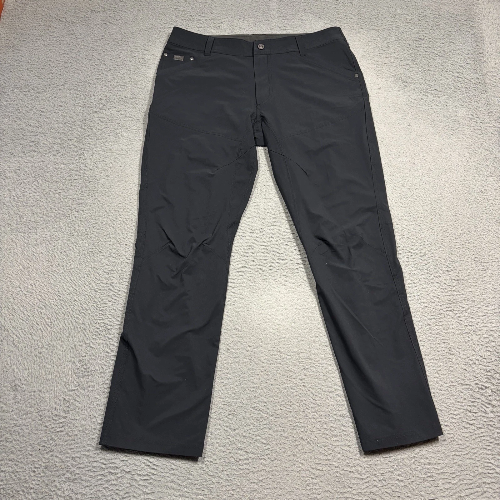 Kuhl Silencr Chino Pants Men 36x32 Grey Straight Leg Ripstop Utility Adult