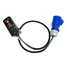 13Amp RCD Safety Trip Plug to 16Amp Socket Adaptor Heavy Duty Fly Lead 13A-16A