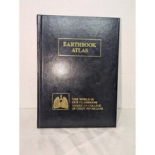 Concise Earthbook Atlas American College Chest Physicians Vintage Hardcover Book