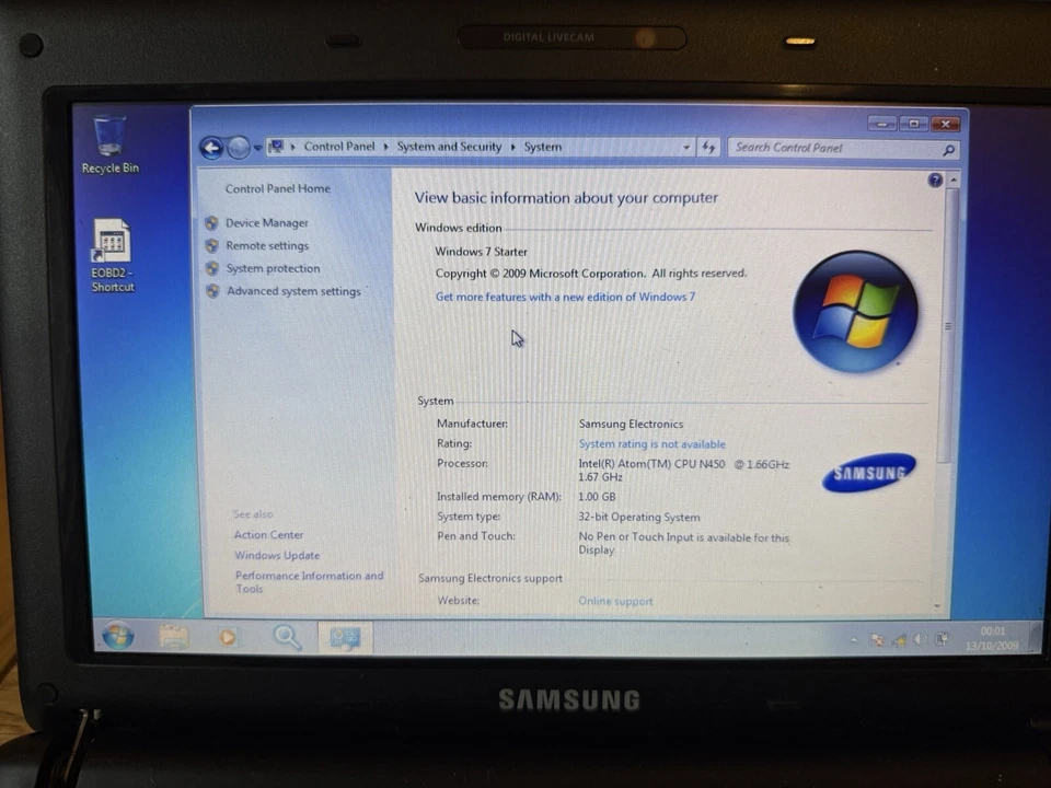 Samsung Notebook NP-N150, 10.1" - Fully tested and working - Image 3 of 4