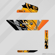 INTREPID EUROPEAN STYLE DD2 RADIATOR STICKER KIT - ROTAX - KARTING