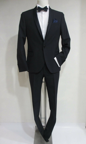ABITO SMOKING GIACCA PANTALONE UOMO MANUEL RITZ 2230AR3299 89 BLU LUCIDO PE  | eBay
