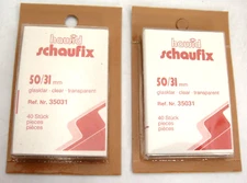 Hawid Schaufix 2 Packs 40 Clear Stamp Mounts 50/31 Moon Landing Horizontal (m22)