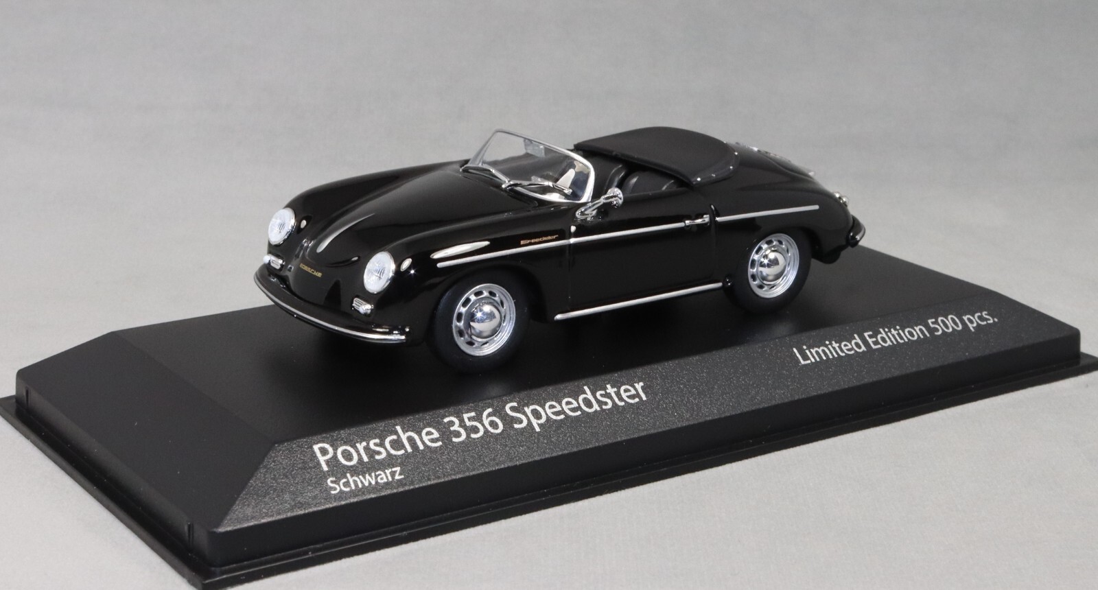 Minichamps Porsche 356 Speedster in Black 1956 943065533 1/43 NEW LTD ED 500