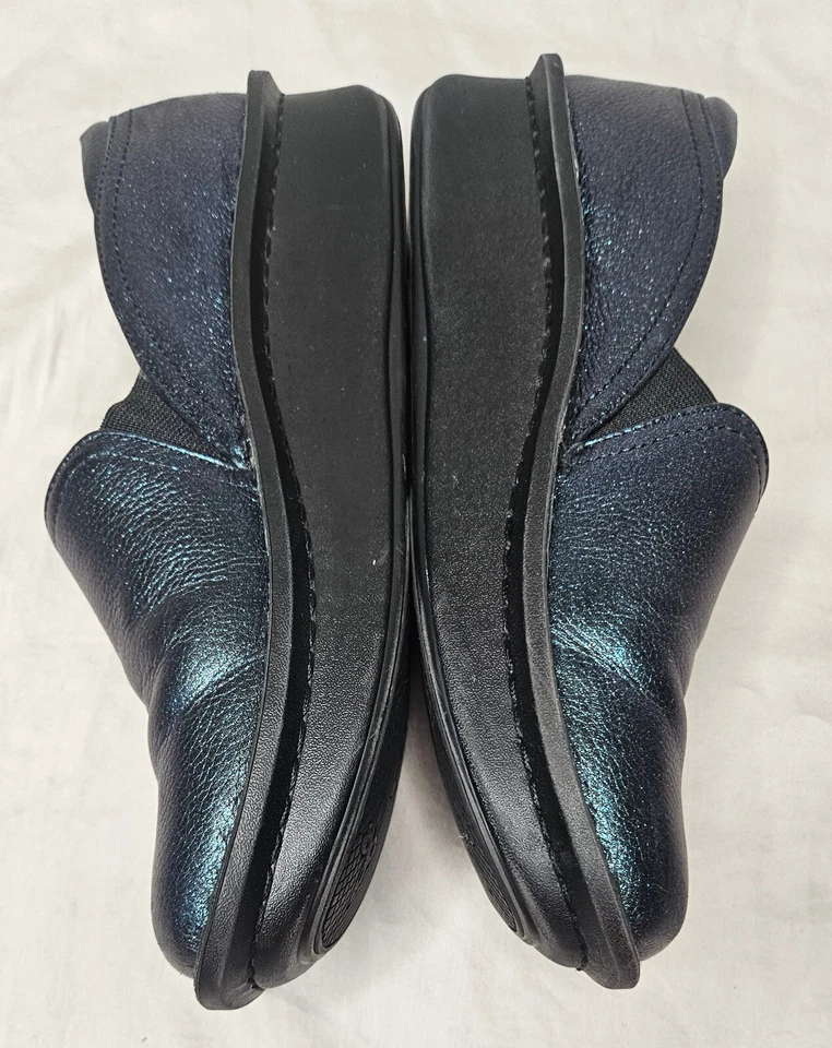 Zuecos sin cordones Alegria by PG Lite zapatos para mujer EUR 41 US 10,5 - 11 azul metálico Foto 4 de 4