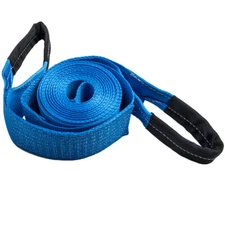 4" x 30FT 20000 LB Recovery Winch Tow Loop Strap 4x4 Rope Chain Towing for Jeep