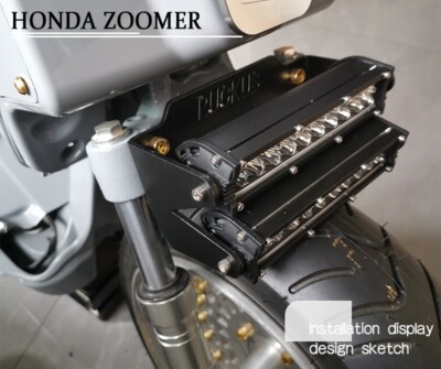 LED Headlight Light Bars Double Lamps For Honda Ruckus Zoomer AF58