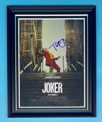 Todd Phillips Signed Photo Framed & COA Joker Movie Poster Autograph Memorabilia