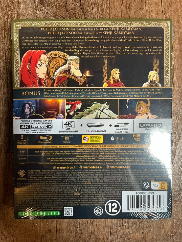 The Lord of the Rings: The War of the Rohirrim w. Steelbook (4K UHD + Blu-ray) - Image 2 of 4