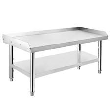 Stainless Steel NSF Restaurant Equipment Stand Grill Table w/ Undershelf