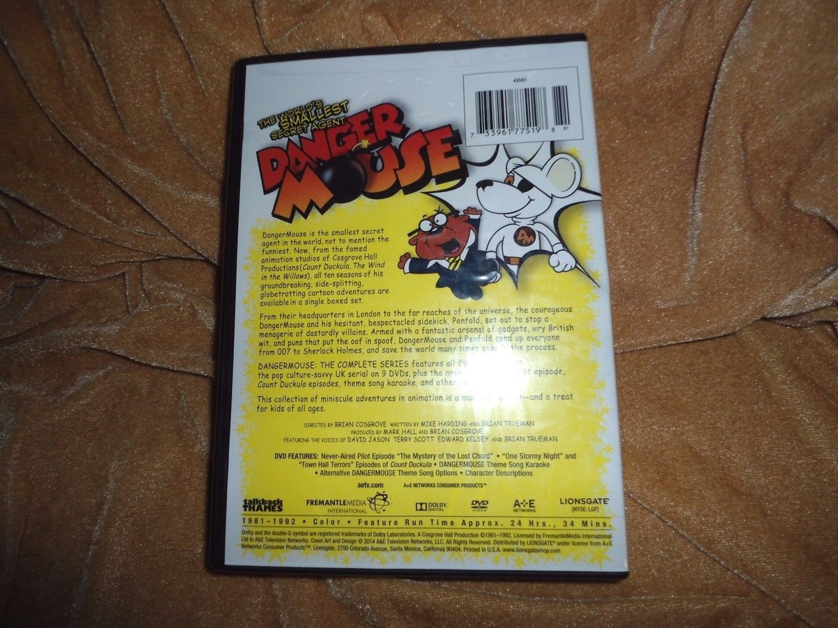 (未使用･未開封品)Danger Mouse [DVD] Dangermouse - The Complete Series (DVD, 2007, 9-Disc Set