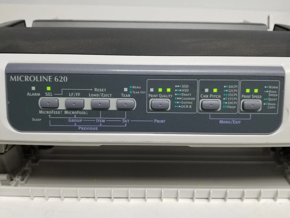 OKI Microline 620 Dot Matrix Printer Parts (Prints No Good, No Trays & Roller) - Image 2 of 4