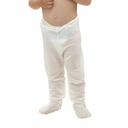 DermaSilk Babys & Childrens Leggings with Feet 3-6 Months