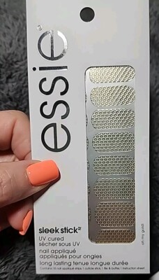 Essie Sleek Stick UV Cured Long Lasting Nail Applique #030 Oh My Gold!