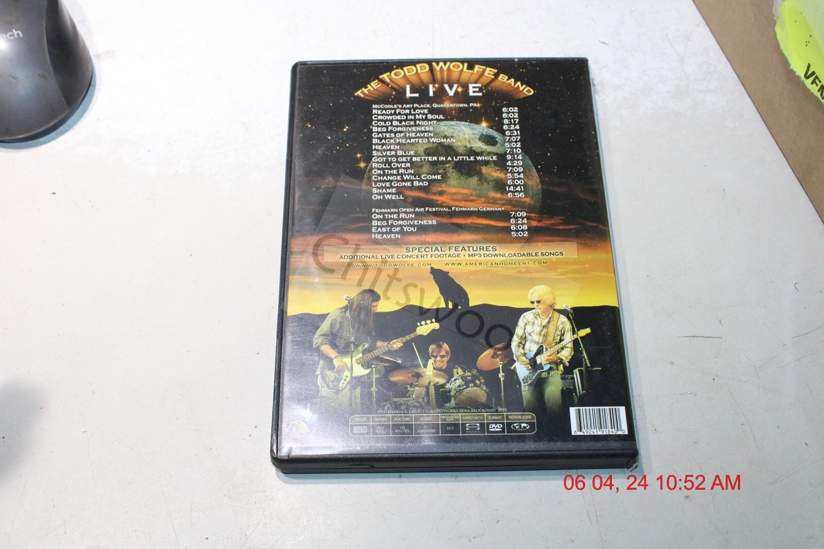 (未使用･未開封品)Todd Wolfe Band Live [DVD] The Todd Wolfe Band Live (2010) DVD Music New Opened