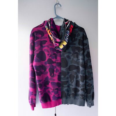 BAPE Camo purple hoodie tiger　タイガー　パーカー Purple BAPE Camo Tiger Full Zip Hoodie-Size XXL | eBay