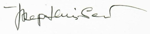RARE!! “Renowned Spanish Architect" Josep Lluís Sert Hand Signed 3.5X5.5 Card - 第 1/1 張圖片