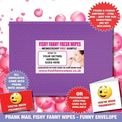 EYEDEEDESIGN FRESH FISHY FANNY Prank Mail 100% anonymous - Adult RUDE VALENTINE JOKE 10