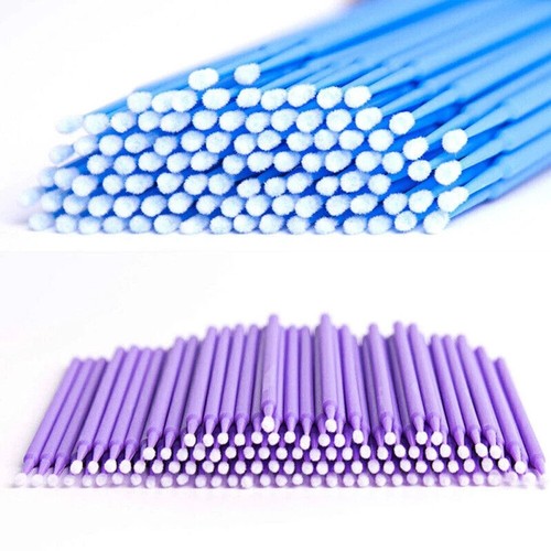 100pcs Brushes Paint Touch-up Pen Dentistry Car Applicator Cleaning Stick Tools - Picture 11 of 24