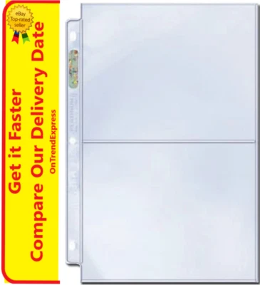 30 x ULTRA PRO 2 POCKET PLATINUM SERIES SLEEVES 5 X 7 PHOTOS POST CARDS PAGES