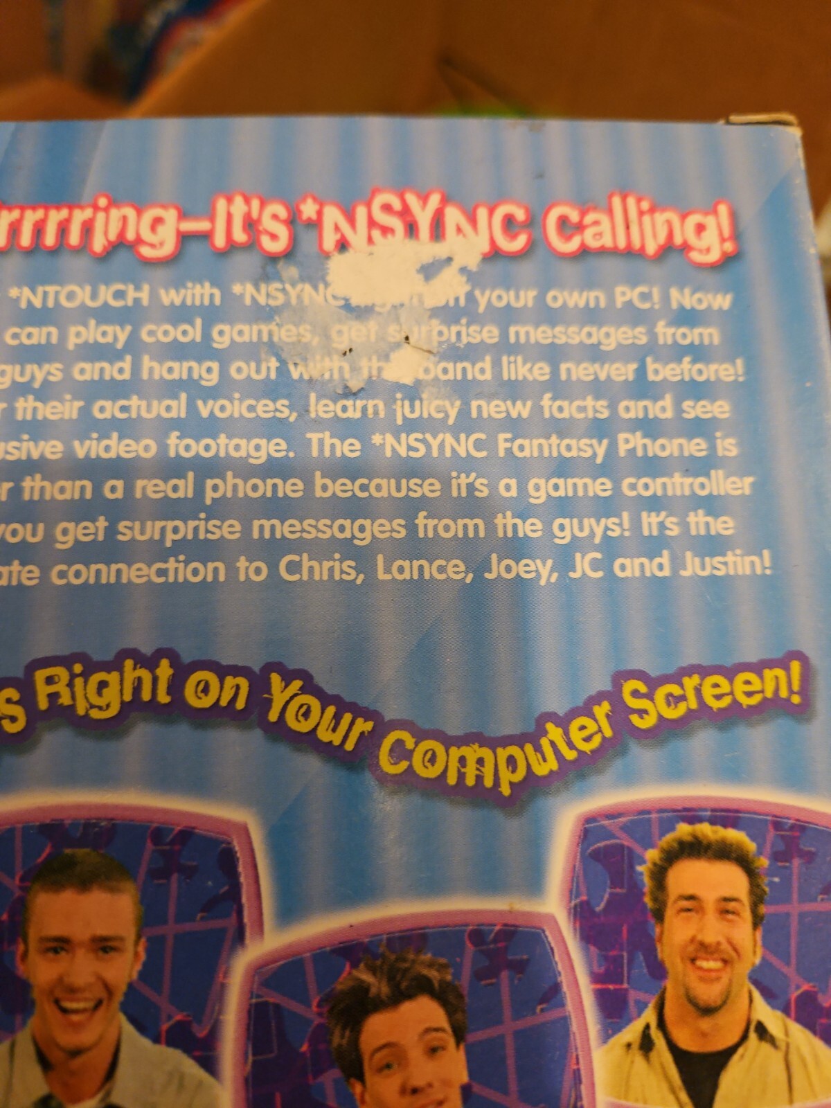 NSYNC Hotline Fantasy Phone and CDROM Game (PC, 2001) for sale online
