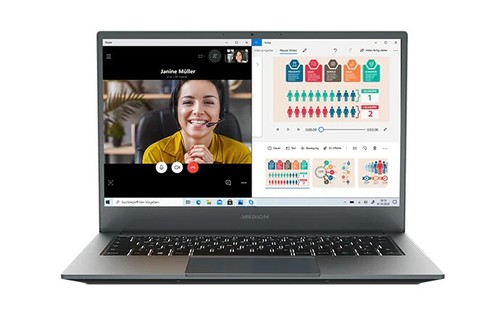 Medion-Laptop- Akoya E14409-Neu 8DDR4-256GBSDD-NEu + 64GB Speicherstick gratis . - Bild 1 von 8