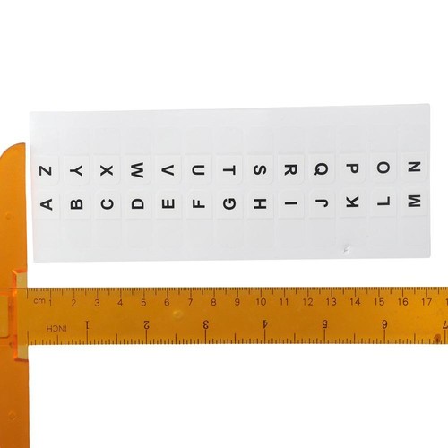 Alphabet Index Tabs White Book Tabs 8 sheet Sticky Tabs Notebooks - Picture 9 of 10