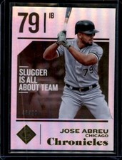 2018 Panini Chronicles Holo Gold #39 - Jose Abreu /99
