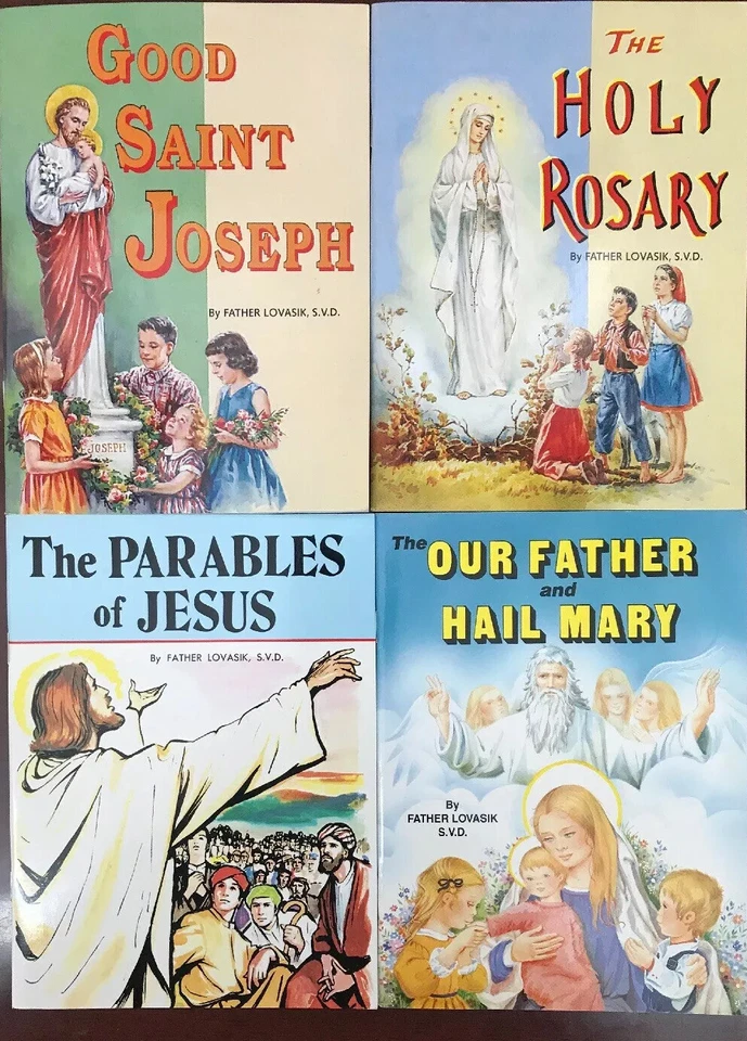 Vintage St. Joseph Picture Books Series Paperback Mary Jesus God VG PB Lot of 10 - Image 3 of 4