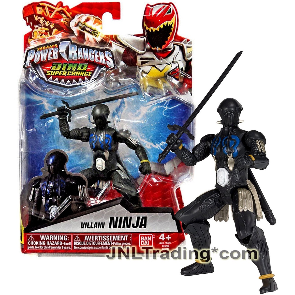 Power Rangers Villain Ninja Action Figure Dino Super Charge 2016