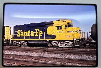 ATSF 2776 GP30U 35mm Slide Lubbock Texas Date 2-1993 | eBay