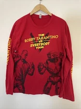 Logic Bobby Tarantino Vs Everybody Tour Red Long Sleeve Shirt Men Sz L Large