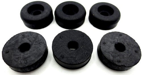 Screw on Rubber Bumper Pad Feet Fit 3/16" #10 Screw Hole, Has 3/4" Pad 1/4" Tall - Picture 4 of 12