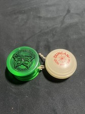 2 pc Vintage Duncan YoYo Lot. , Butterfly, Glow Imperial