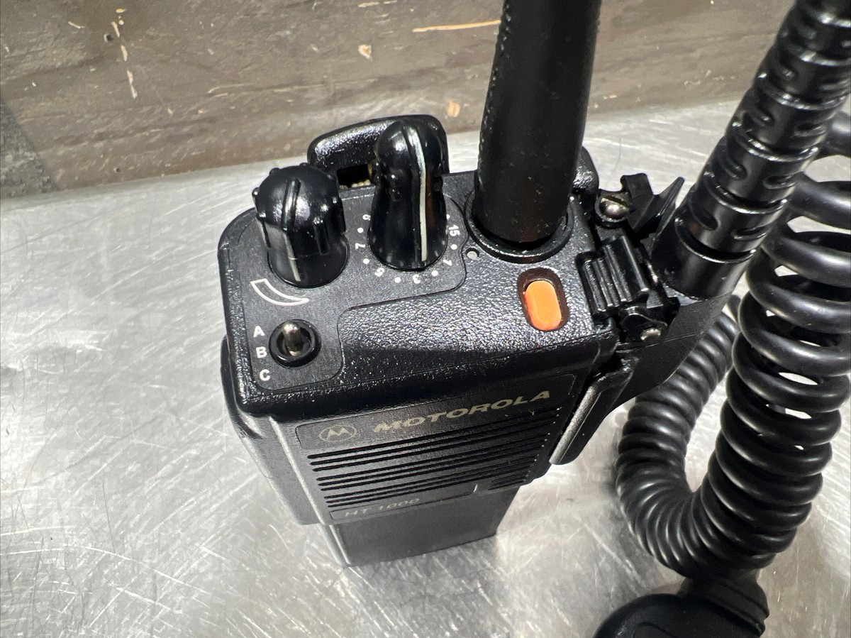 Motorola HT1000 Two-Way Radio 16 Channel. Used Surplus. Item ID 19