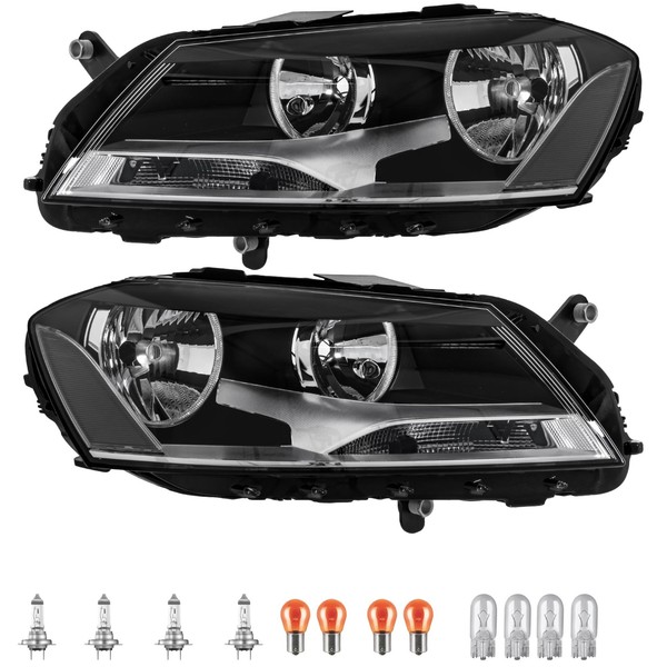 Scheinwerfer Set Halogen H7 FüR VW Passat Variant Alltrack Inklusive Lampen-image