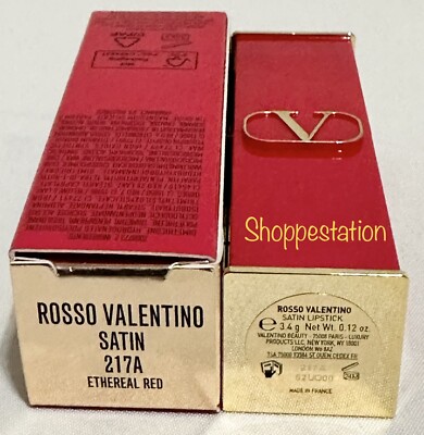 Rosso Valentino Striking Satin Lip Color Refillable Shade 217A