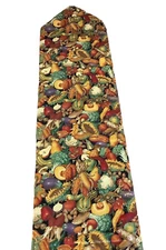 72” Thanksgiving Table Runner Corn Pumpkin Sunflower Fall