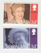 Gibraltar 2 x 1996 MNH