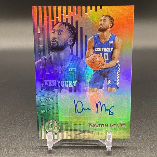 2022-23 Panini Illusions Davion Mintz RC Auto Washington Wizards Rookie #RS-DMI