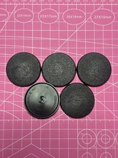 x5 40mm Round Genuine Warhammer GW Plastic Bases Tabletop Games Model Wargames