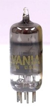 6GU5 TUBE SYLVANIA NIB TESTED  BOXED VINTAGE COMMERCIAL SURPLUS