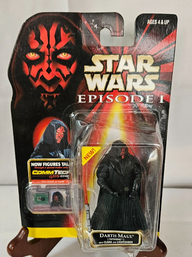 Star Wars Darth Maul - Hasbro - 1999 - Neu in OVP - CommTech Chip - Bild 1 von 3