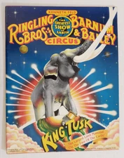 1987 Ringling Bros. and Barnum & Bailey Circus Kenneth Feld Souvenir Program