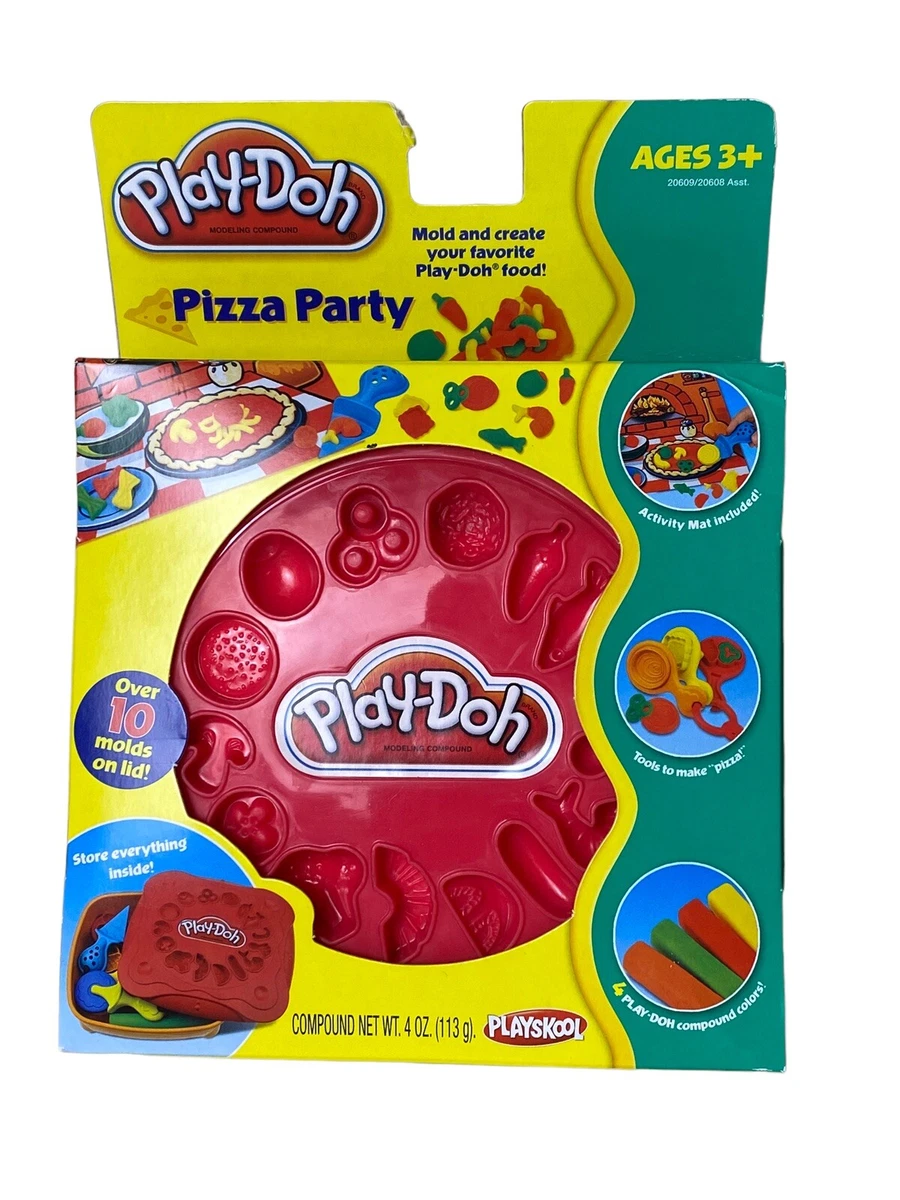 New! Play-Doh Pizza Party 10+ Molds 20609/20608 Playskool