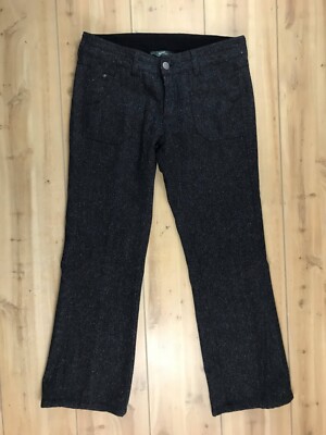 Woolrich Womens 16 W36 Wool Blend Tweed Dress Pants Lined Trousers Gray |  eBay