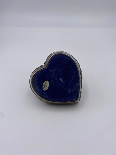Vintage 1992 Godinger Silver Plate Jewelry Heart Ring Holder - Picture 5 of 5