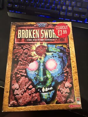 Broken Sword II Raucherspiegel PC Big Box 2 CD Virgin 1997  ️ 