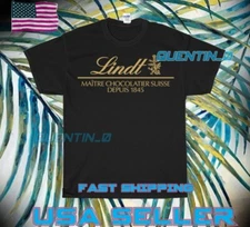 NEW SHIRT PREMIUM LINDT SWISS CHOCOLATES LOGO T-SHIRT FUNNY UNISEX SIZE S-5XL
